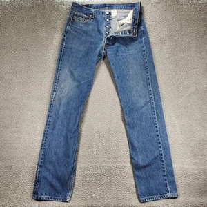Vintage Levis 501xx Jeans Mens 36x40 (Fits 34x36) Blue Denim Button Y2K Cotton - Picture 1 of 12