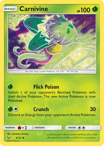 Carnivine 6/73 Shining Legends Pokemon Card NM - Bild 1 von 1