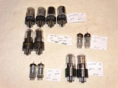 Tubos 12 x 12at7-6sn7 como se indica #121 Foto 1 de 2