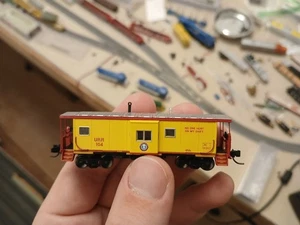 N Scale Bluford Shops Union Railroad Caboose URR#104 No One Hurt On My Shift - Picture 1 of 8