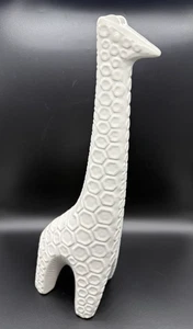 Jonathan Adler Menagerie White Pottery GIRAFFE Figurine Sculpture 16.5" T - Picture 1 of 7