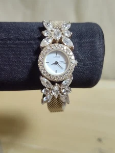 Vtg Lenox Ladies 20mm Watch The Crystal Butterfly 925 Sterling Silver Needs Batt - Picture 1 of 10