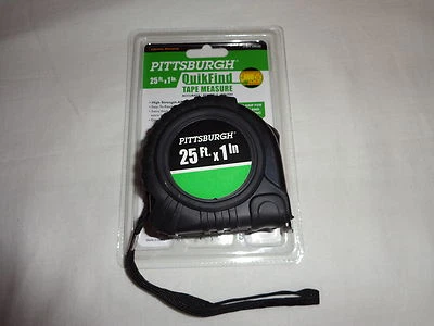 PITTSBURGH 25'X1" CINTA MÉTRICA BÚSQUEDA RÁPIDA Foto 1 de 3