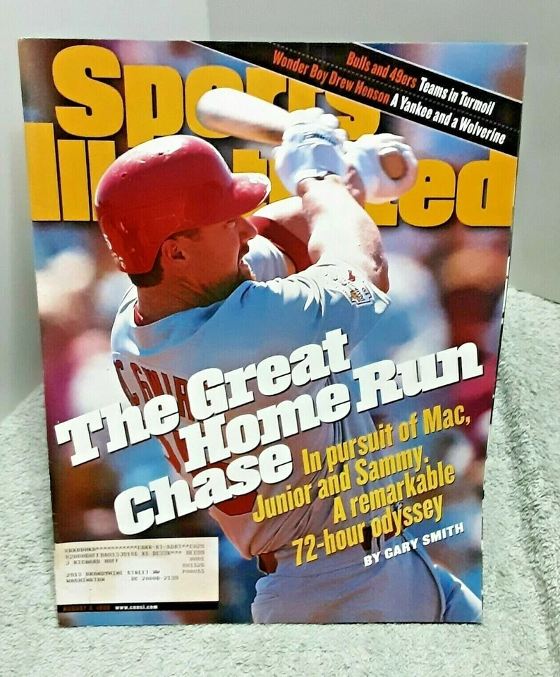 Sports Illustrated August 3 1998 Mark McGwire St Louis Cardinals  - Image 1 of 1
