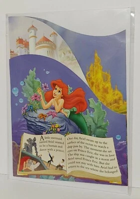 Disney 3D Pop Up The Little Mermaid Ariel Birthday Greeting Card w/Envelope New - Image 1 of 4