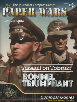 Compass Games Paper Wars No99 Assault on Tobruk: Rommel Triumphant новая из старых запасов быстрая доставка - Изображение 1 из 4