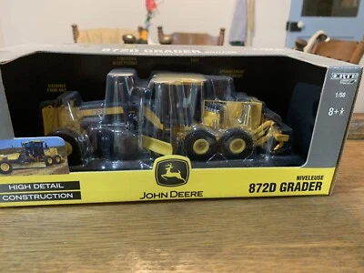 Ertl John Deere Construction 872D Road Grader 1/50 Scale  Die-Cast NIB - Image 1 of 4