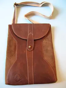 Kuriertasche Kuriertasche aus echtem Leder Distressed Rucksack Tablet Schultertasche Handtasche - Bild 1 von 11