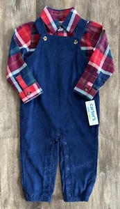 NWT Boys 18 Month Outfit (Top + Overalls) - Picture 1 of 2