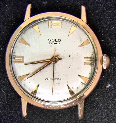 Solo Men's Manual-Wind Watch (Vintage) -- Spares/Repairs - Image 1 of 3