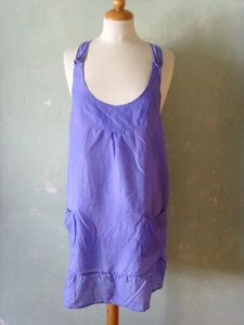 Cache Cache Shirt Bluse lang Kleid Tunika lila leicht Sommer Gr. 40 / L - Bild 1 von 3