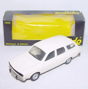 Solido France 1:43 RENAULT 12 BREAK #Ivory Nr. 1022 Model Car MIB`80! VERY RARE! - Picture 1 of 10