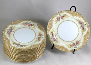 Noritake Pink Floral Gold Trim 1933 Salad Plate N995 - Picture 1 of 6
