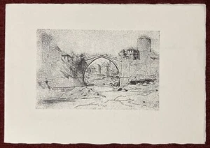 1965 Original Grußkarte Jugoslawien Mostar Herzegowina Botschafter Schweizer - Bild 1 von 3