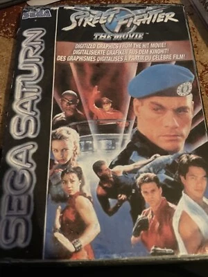 Street Fighter The Movie (Sega Saturn, 1995)  w/ Registration - See Pics - Image 1 of 4