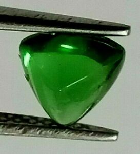 5.5 MM Tsavorite Natural Green Garnet Semi Precious Gemstone Trillion Shape