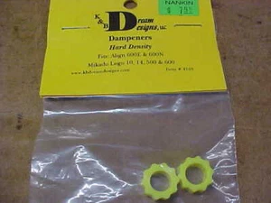 KBDD YELLOW DAMPERS - 4103  : ALIGN 600E, 600N, MIKADO LOGO 10, 14, 500, 600 - Picture 1 of 1