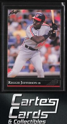 Reggie Jefferson 1992 Leaf #86 Black Gold Cleveland Indians - Image 1 of 2