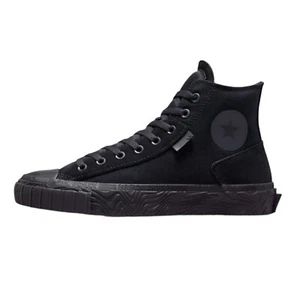 Converse All Star High Top "Far From Chuck" Black Sneakers Men’s Size 11.5 - Picture 1 of 6