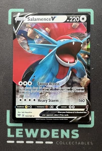 Salamence V - 143/189 - Ultra Raro - Darkness En llamas - Tarjeta de Pokémon - Imagen 1 de 2