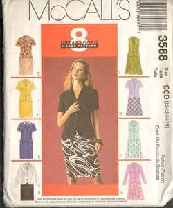 Misses Jacket and Skirt Size 10-16, McCall's 3588 Sewing Patter, uncut - Picture 1 of 3
