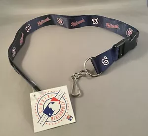 Washington Nationals cordino/portachiavi breakaway due lati MLB nuovo con etichetta - Foto 1 di 2