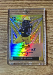 2020 Eno Benjamin Rookie Gold Leaf Valiant Cardinals On Card Autograph 10/10 🔥 - Picture 1 of 2