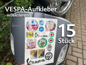 Vespa Aufkleber - 15 Stk.-Set - Reflex-Folie - #50 - Embleme Sticker GTS Piaggio - Bild 1 von 8
