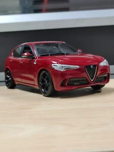 ALFA ROMEO STELVIO alloy model car 1:24 Red SUV - Picture 1 of 4