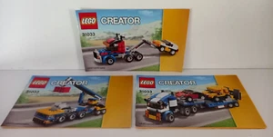 Lego - Creator Model, Vehicle Transporter Set 31033 **Instructions Only** - Picture 1 of 1