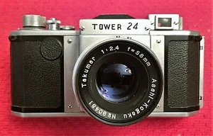 TORRE ASAHI ASAHIFLEX 24 CUERPOS DE COLECCIÓN con lente takumar 2,4 58 mm - como nuevo - Imagen 1 de 12
