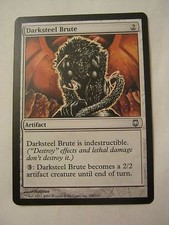 Magic The Gathering Artifact Darksteel Brute Game Card #108 of 165 (011-45)