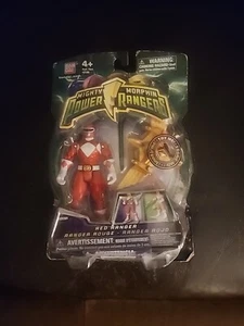 Mighty Morphin Power Rangers Red Ranger w Light up Dino Flyer Factory Sealed New - Picture 1 of 6