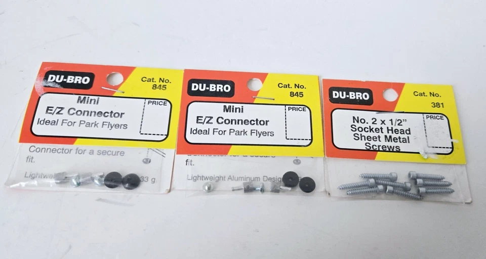 Du-bro dubro гонки мини e/z разъем парка листовки лот и гнездо головки винты - Изображение 1 из 1