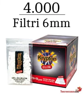 Filtri Krypton di 6 mm - 20 Sacchetto di 200 filtri - Imagen 1 de 4