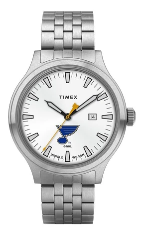 Men's Saint Louis Blues St Watch Stainless Steel Top Brass Cover