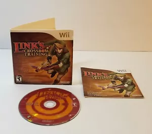 Link's Crossbow Training (Nintendo Wii, 2007) cib in custodia con libretto - Foto 1 di 3