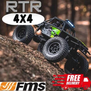 FMS FCX24 Lemur RTR Micro Rock Crawler 4x4 Truck Bouncer Mini RC Car Racer Green - Picture 1 of 13