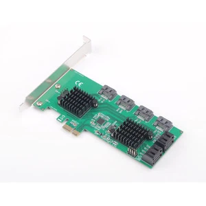 InLine Schnittstellenkarte, 8x SATA 6Gb/s Controller, PCIe 2.0 (PCI-Express) - Bild 1 von 3