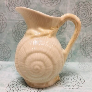 Vintage Belleek Shell Creamer Porcelain 1980-1993 7th MARK - Picture 1 of 5