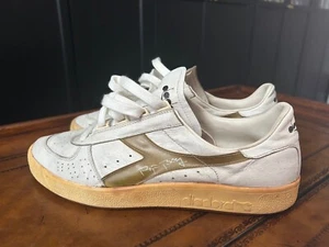 ZAPATOS TENIS VINTAGE ORIGINALES DIADORA BORG ELITE MK1 MUY RAROS - HERMOSOS DORADOS - Imagen 1 de 24