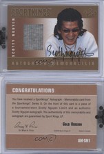 2010 Sportkings Series D Auto Memorabilia Gold Scotty Nguyen #AM-SN1 Auto