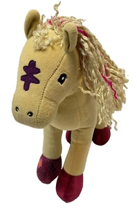 Manhattan Toy Company Groovy Girls Plush Horse Pink Feet 12 Inches Tall - Picture 1 of 8