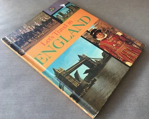 Let's Travel in England Book Press Book 1961 Columbia Record Club Illustrated UK - Picture 1 of 10