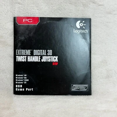 Logitech Extreme Digital 3D Twist Handle Joystick Windows PC (SETUP CD ONLY) - Image 1 of 4