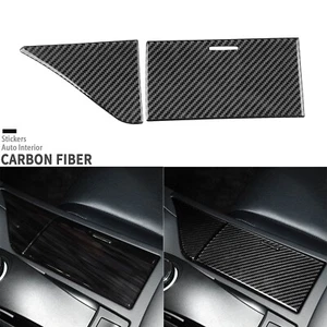Real Carbon Fiber Water Cup Holder Panel Cover For Lexus RX RX350 RX450h 2010-15 - Picture 1 of 24
