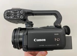 Canon XA10 Professional Camcorder 64GB Kit, battery, charger, handle #1 - Picture 1 of 8