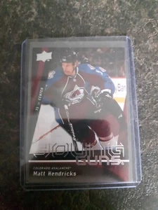 2009-10 Upper Deck Series 1 Young Guns YG Matt Hendricks RC Card# 247 - Picture 1 of 2