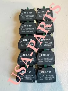 10 Pcs of ZBE101 N.O ZBE-101 NO FITS for TELEMECANIQUE Schneider Contact Block - Picture 1 of 1