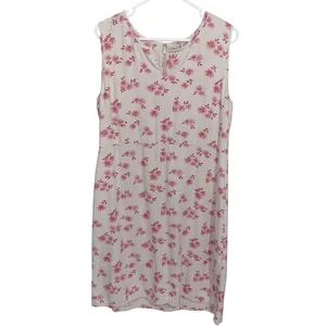 LL Bean Kleid Damen Größe 12 Leinenmischung Cottagecore feminin romantisch Picknick - Bild 1 von 13